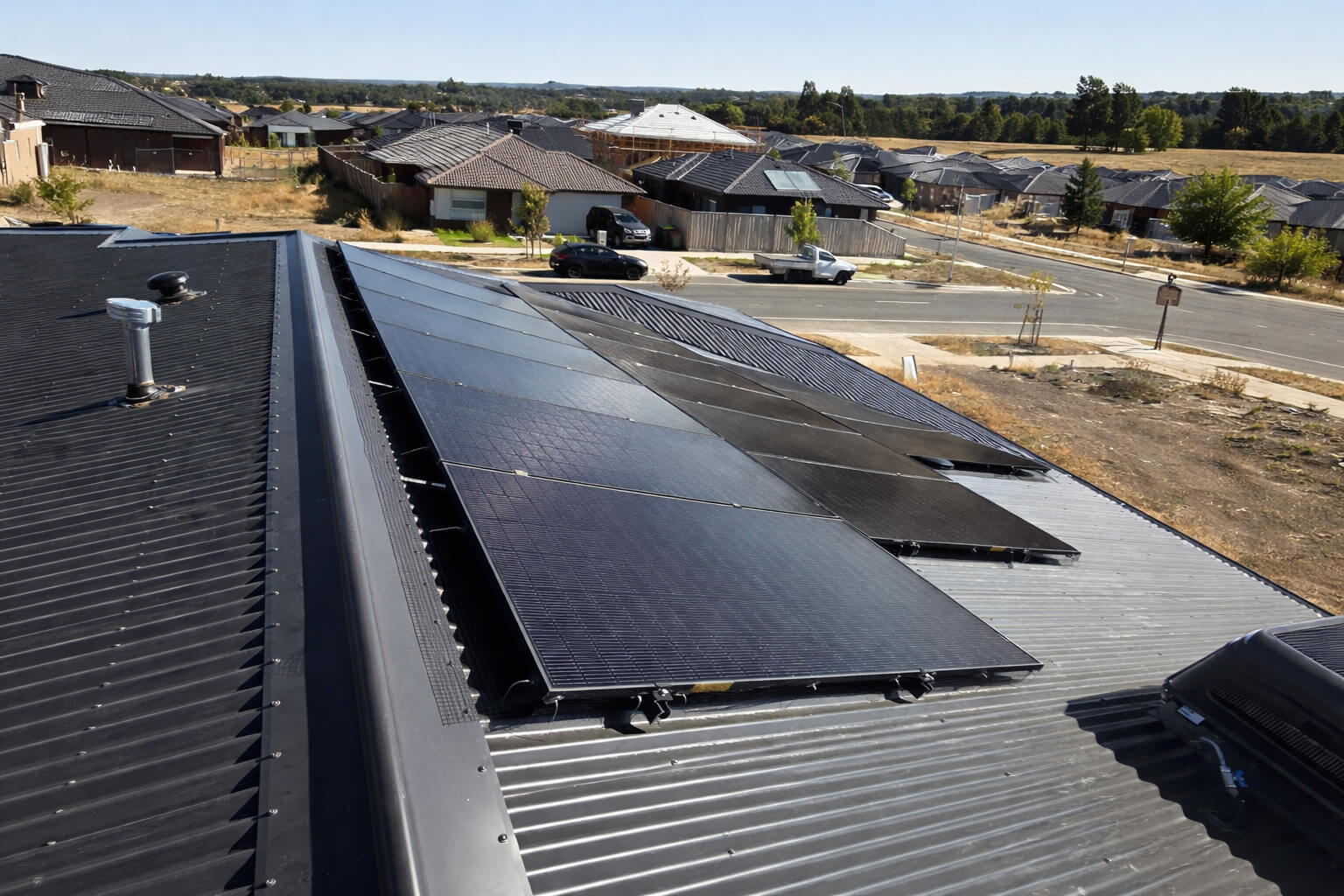 Solar panel installation