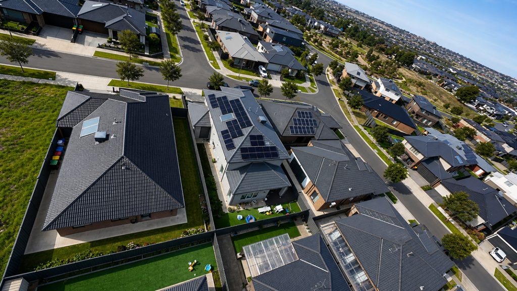 Solar panel rooftop installation